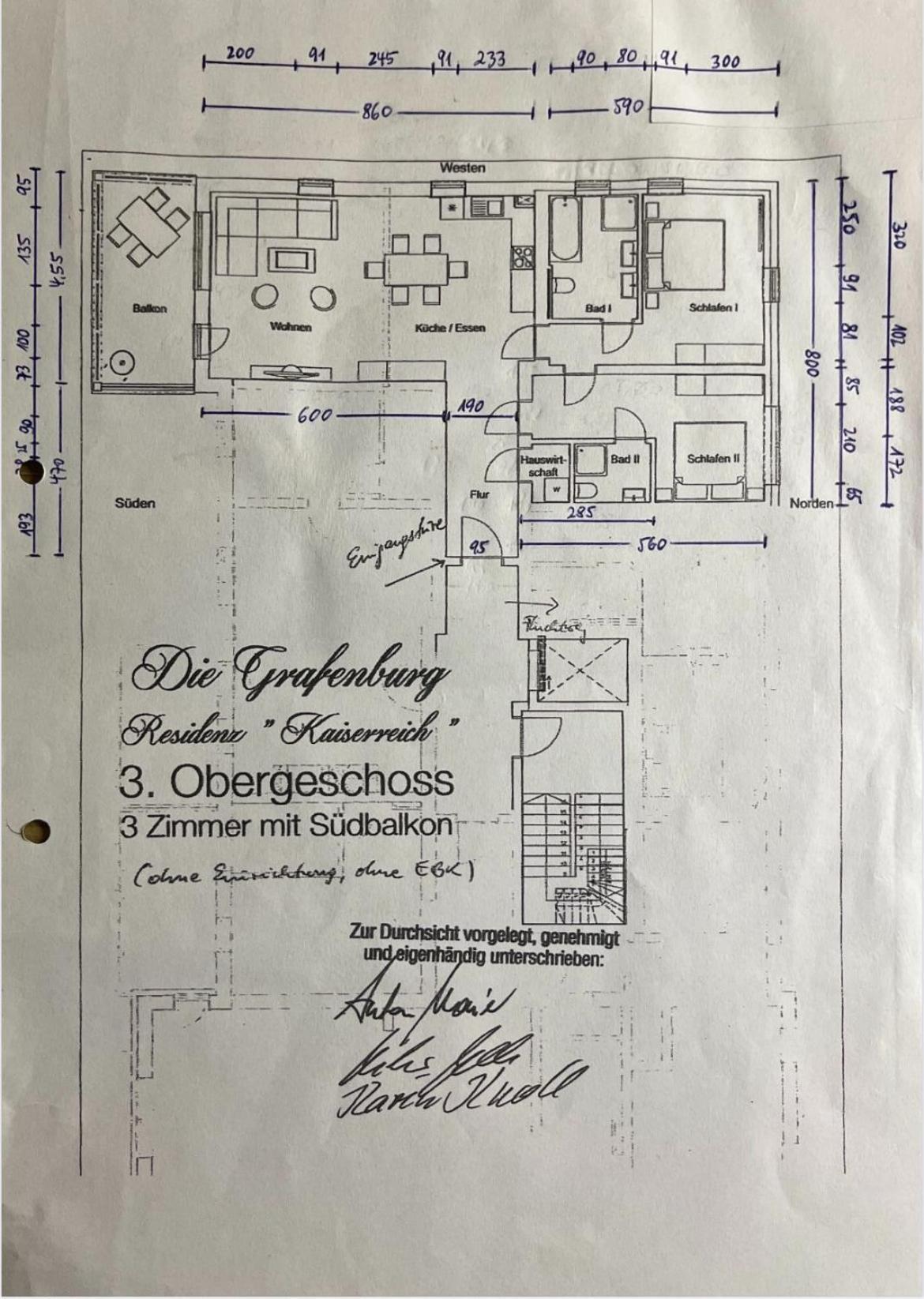 Grafenburg, Residenz Kaiserreich *
